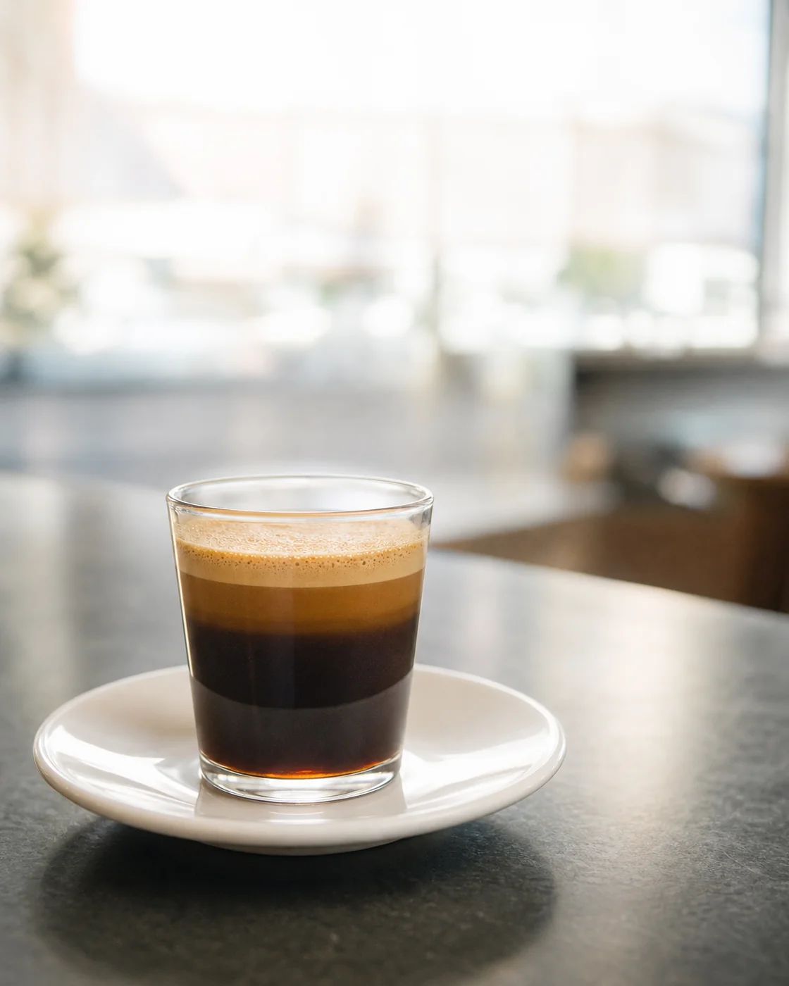 Cafecito on a saucer
